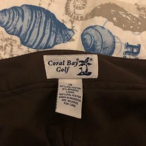 Coral bay brown golf skirt